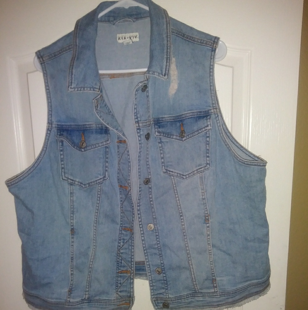Distressed Vest